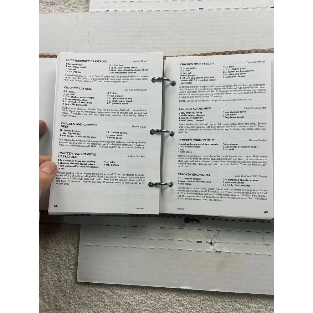 Community Alliance Church Taste of Tradition II Cookbook Binder 2006 MN Recipes